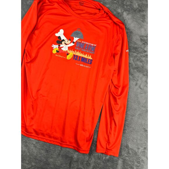 Men’s Champion Disney Wine and Dine Half Marathon 2017 Run Shirt Large Excellent - Picture 7 of 10